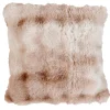 LINDER - Linder - coussin imitation fourrure doux aspect ombré
