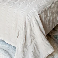 LINDER - Linder - jeté de lit - effet seersucker