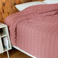 LINDER - Linder - jeté de lit - effet seersucker