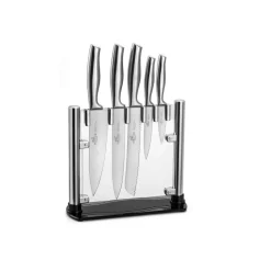 Lion sabatier bloc de 5 couteaux inox - 669582