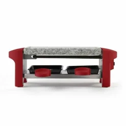 LIVOO - Appareil à raclette - 350w - plateau en granite - rouge chili
