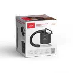 LIVOO - Aspirateur à cendres doh139 livoo 600w, cheminée, poêle à bois ou barbecue,cuve en métal 4l, noir