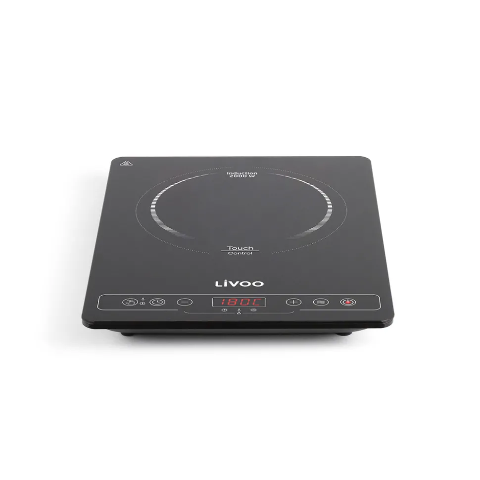 Livoo table à induction posable 2000w noir - doc235