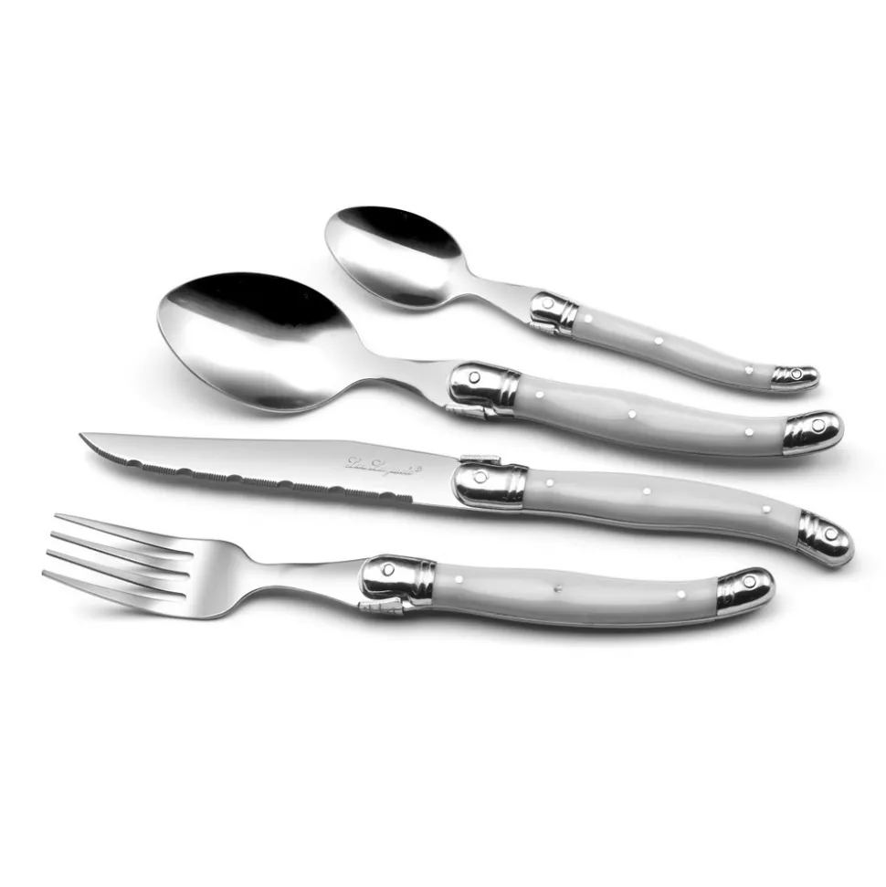 LOU LAGUIOLE - Tradition - ménagère 24 pièces perle