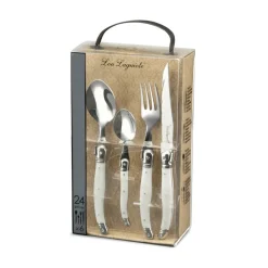 LOU LAGUIOLE - Tradition - ménagère 24 pièces perle