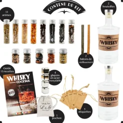 LOUISE & GASTON - Kit aromatisation whisky arrangé