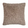 LOVELY CASA - Lovely casa - coussin carré fausse fourrure avec recto velours