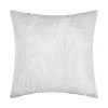 LOVELY CASA - Lovely casa - coussin carré - effet velours avec motif en relief tropical