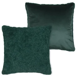 LOVELY CASA - Lovely casa - coussin carré fausse fourrure avec recto velours
