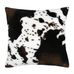 LOVELY CASA - Lovely casa - coussin carré peau de vache