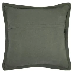 LOVELY CASA - Lovely casa - coussin carré uni en gaze de coton surpiquée