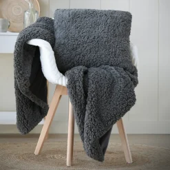 LOVELY CASA - Lovely casa - coussin carré moelleux fausse fourrure