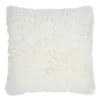LOVELY CASA - Lovely casa - coussin carré fausse fourrure - effet poils longs