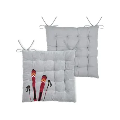 LOVELY CASA - Lovely casa - galette de chaise ski en coton