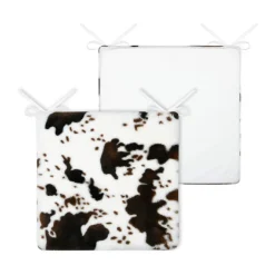 LOVELY CASA - Lovely casa - galette de chaise imitation peau de vache