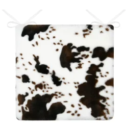 LOVELY CASA - Lovely casa - galette de chaise imitation peau de vache