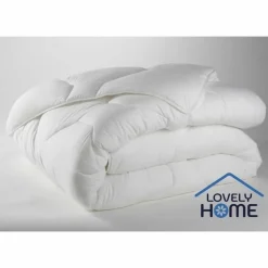 LOVELY HOME - Couette tempérée antiacariens - 220 x 240 cm - blanc