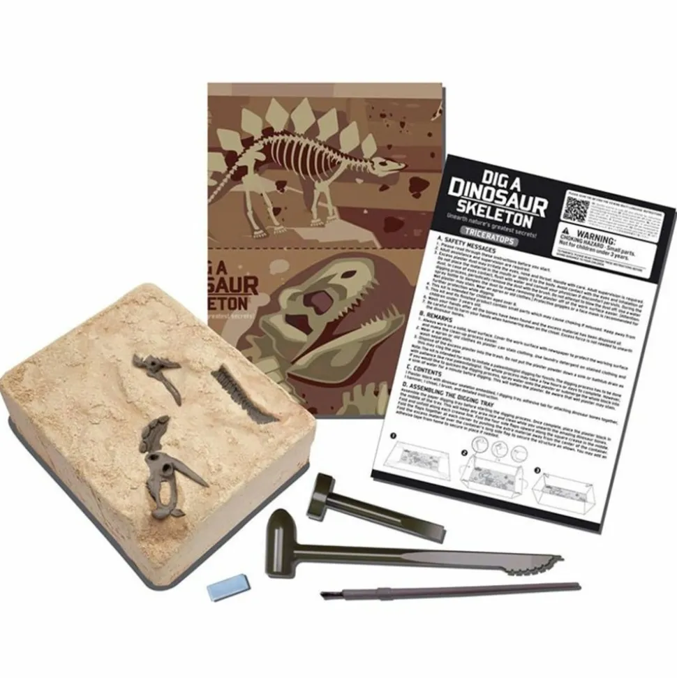 4M - Coffret découverte de la science - déterre ton triceratops