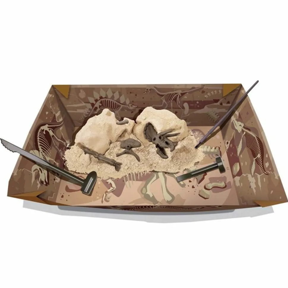 4M - Coffret découverte de la science - déterre ton triceratops