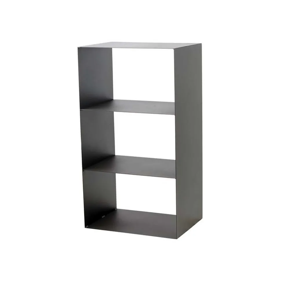 MAGNUS - Porte-bûches 3 étages en acier lublin