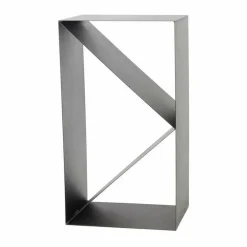 MAGNUS - Porte-bûches design 3 compartiments en acier lodz