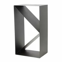 MAGNUS - Porte-bûches design 3 compartiments en acier lodz