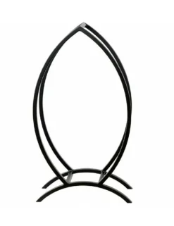 MAGNUS - Porte-bûches poisson design en acier 90 cm