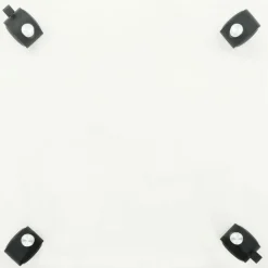 MAISON EXCLUSIVE - Support carré pour plantes 2 pcs verre trempé 35 x 35 cm