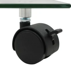 MAISON EXCLUSIVE - Support carré pour plantes 2 pcs verre trempé 35 x 35 cm