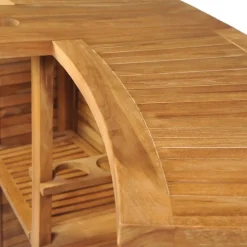 MAISON EXCLUSIVE - Table pliable de bar 155x53x105 cm bois de teck solide