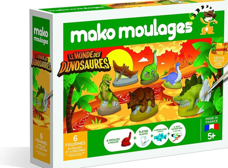 MAKO CRÉATIONS - Coffret le monde des dinosaures