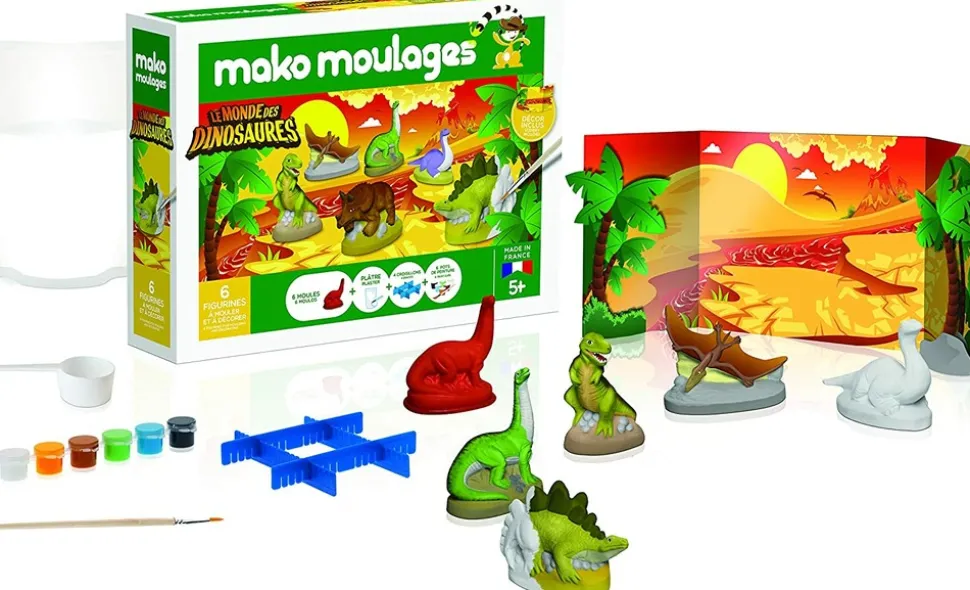 MAKO CRÉATIONS - Coffret le monde des dinosaures