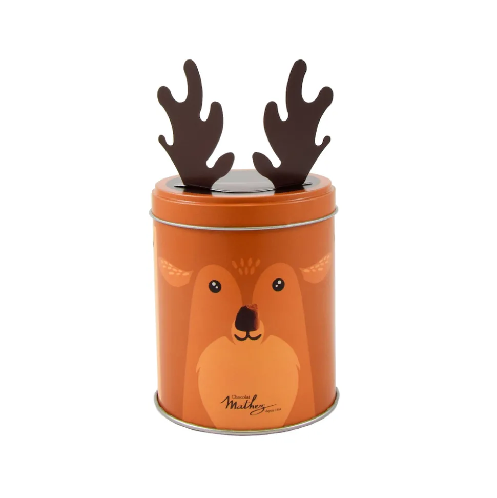 MATHEZ - Boîte Renne Truffettes sucre pétillant 100g