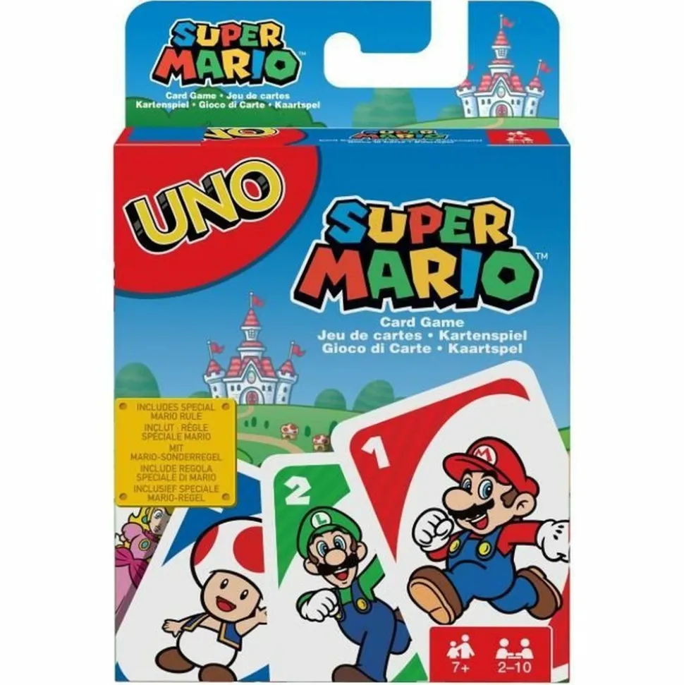 MATTEL GAMES - Jeu de cartes uno super mario bros mattel games