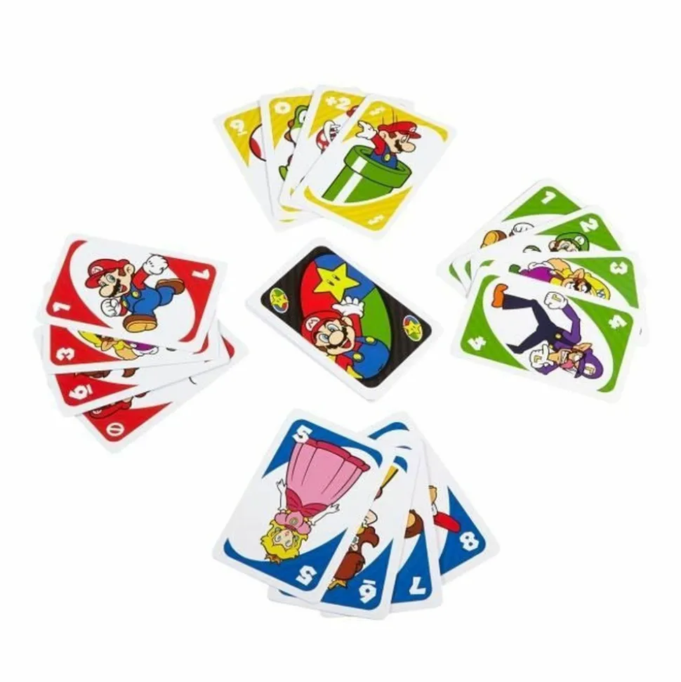 MATTEL GAMES - Jeu de cartes uno super mario bros mattel games