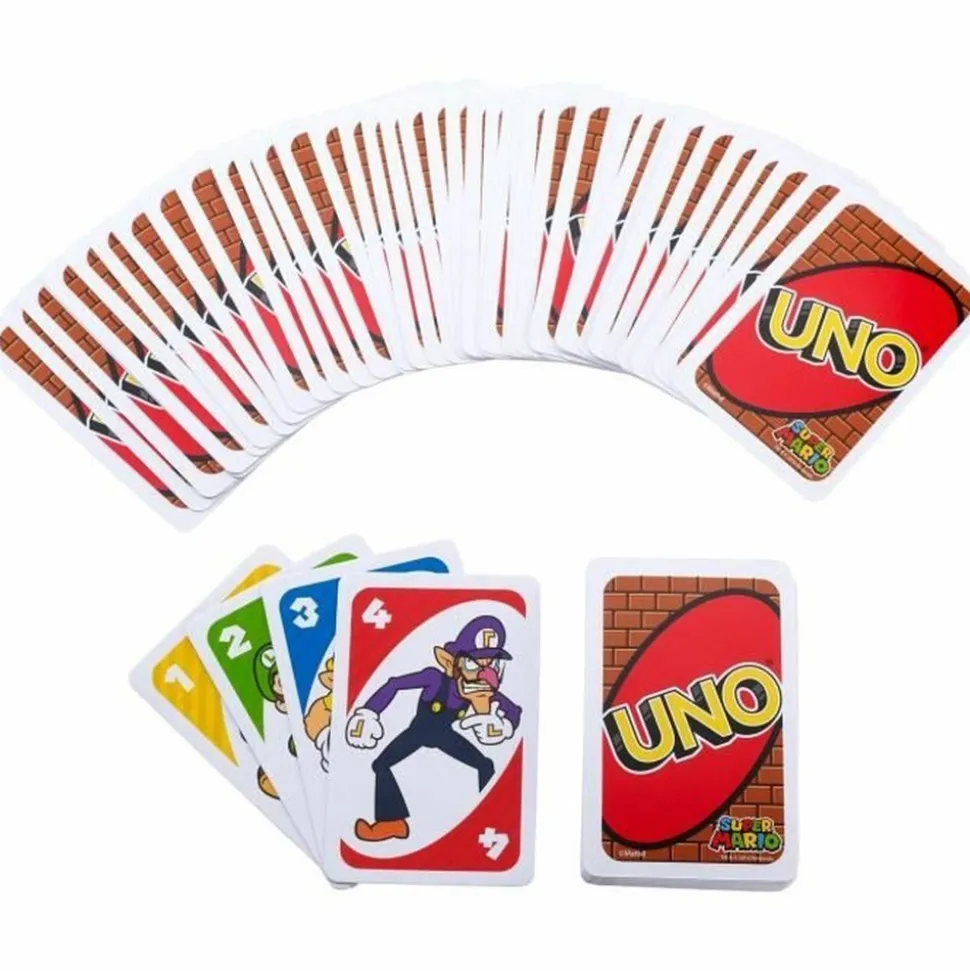 MATTEL GAMES - Jeu de cartes uno super mario bros mattel games