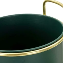 MAURO FERRETTI - Set de 2 cache-pots en métal coloré grent slim