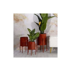 MAURO FERRETTI - Set de 3 cache-pots en métal archy