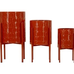 MAURO FERRETTI - Set de 3 cache-pots en métal archy