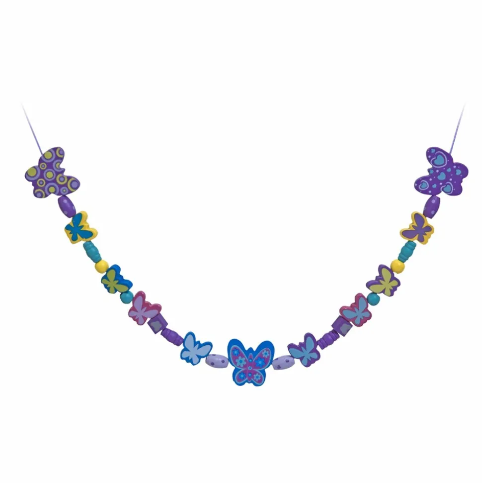 MELISSA & DOUG - Ensemble de perles en bois papillons