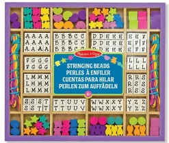 MELISSA & DOUG - Perles en bois à enfiler