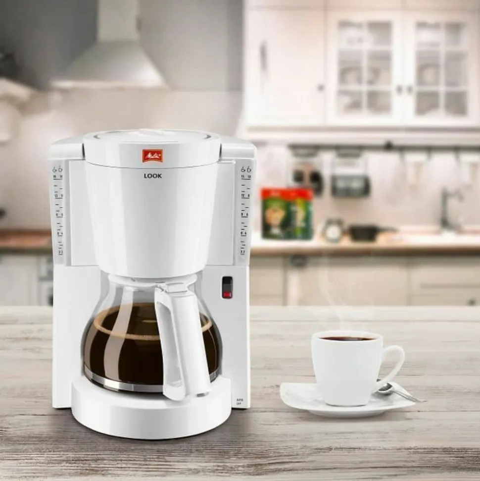 MELITTA - Cafetière - 15 tasses - filtre - blanc