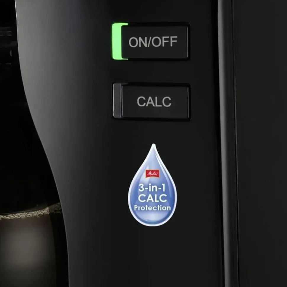 MELITTA - Cafetière filtre noir - 10 tasses