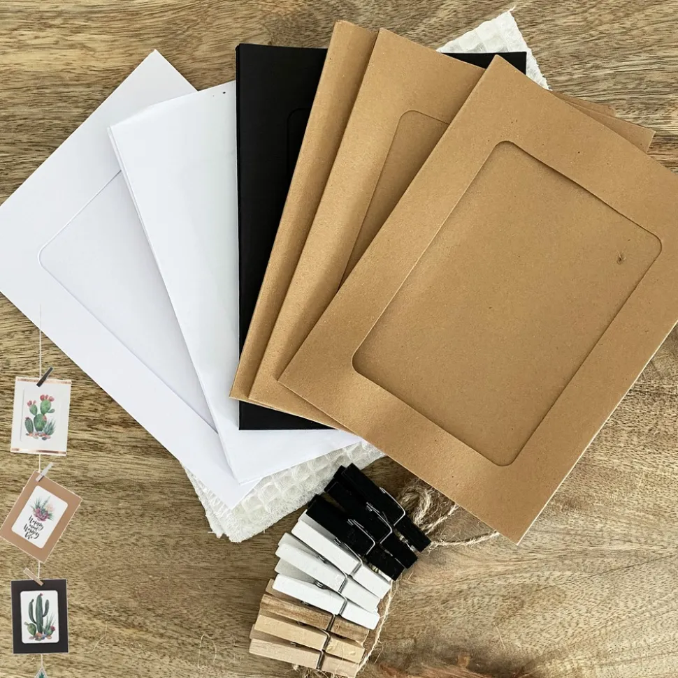 MES COURSES EN VRAC - Guirlande de cadres photos à fabriquer