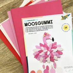 MES COURSES EN VRAC - Kit créatif en mousse - coloris rose