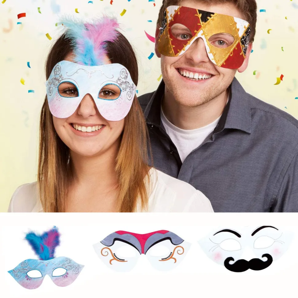 MES COURSES EN VRAC - Kit de déguisement en carton - masques carnaval