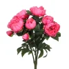 MICA - Bouquet pivoines mila, rose foncé 56 cm