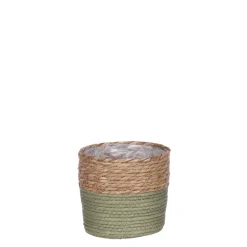 MICA - Cache-pot Rachel, coloris vert - H.14xD.14cm