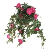 MICA - Chute de liseron artificielle rose foncé L.50cm, en pot Ø 11,5 cm