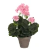 MICA - Geranium en pot Ø 11,5 cm, rose Ø 23 x H. 32 cm